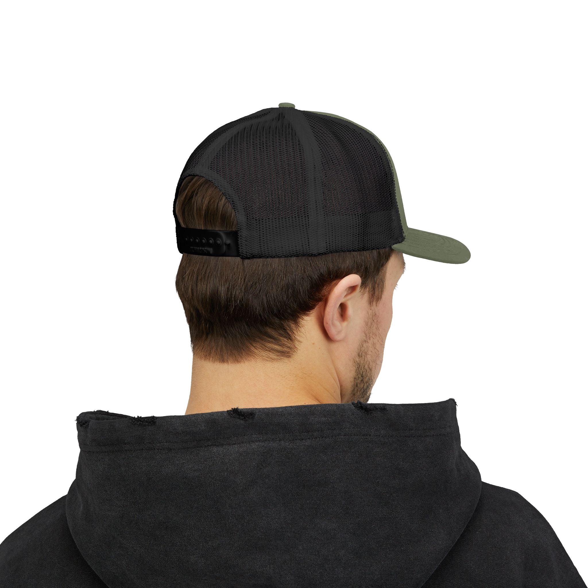 SEYJAM Embroidered Vintage Mesh Snapback Hat