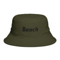Beach Bucket Hat — Retro Script Summer Sun Hat