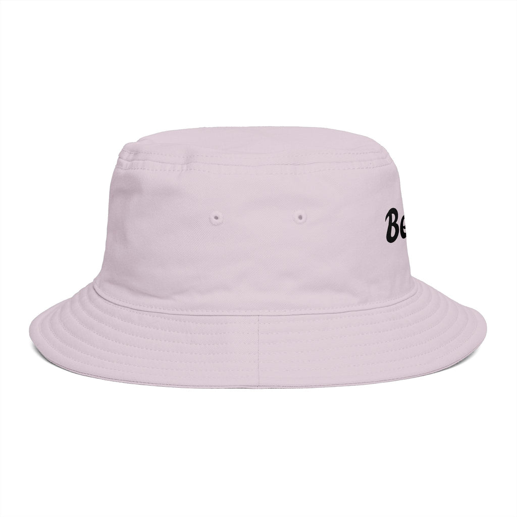 Beach Bucket Hat — Retro Script Summer Sun Hat