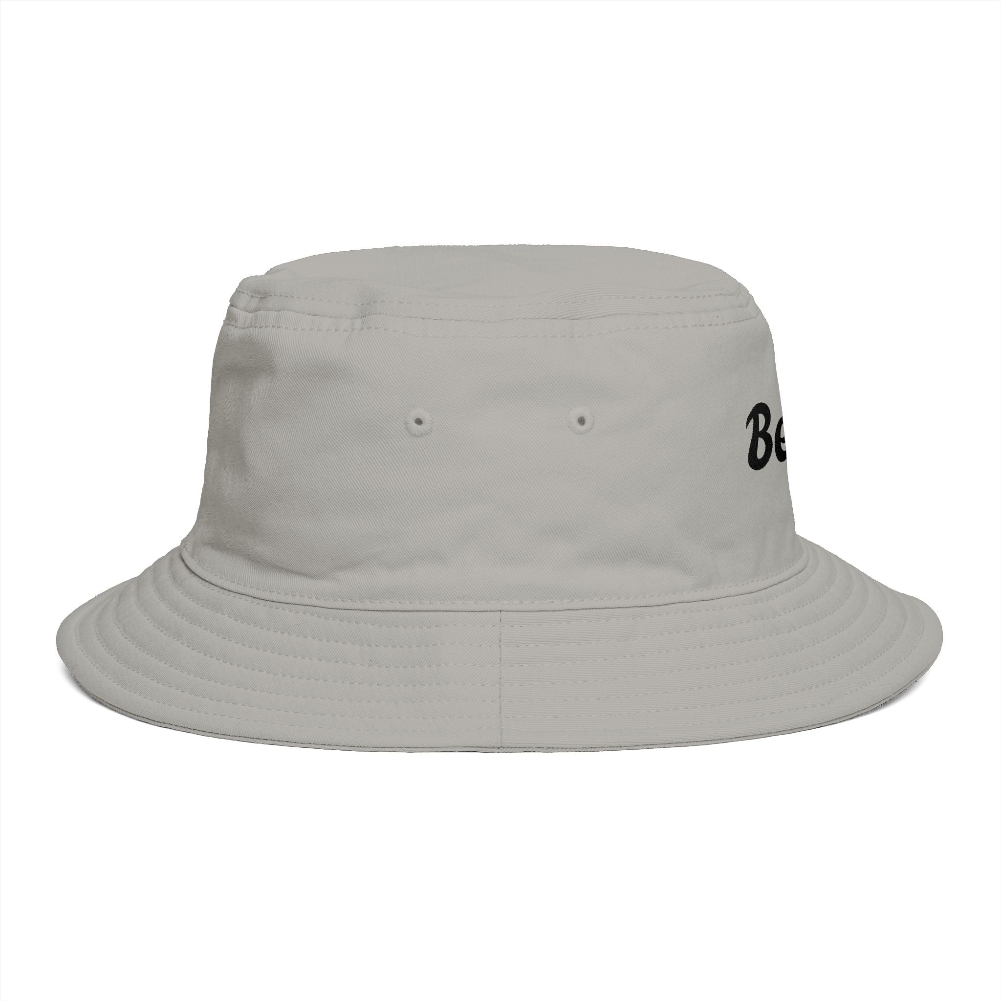 Beach Bucket Hat — Retro Script Summer Sun Hat