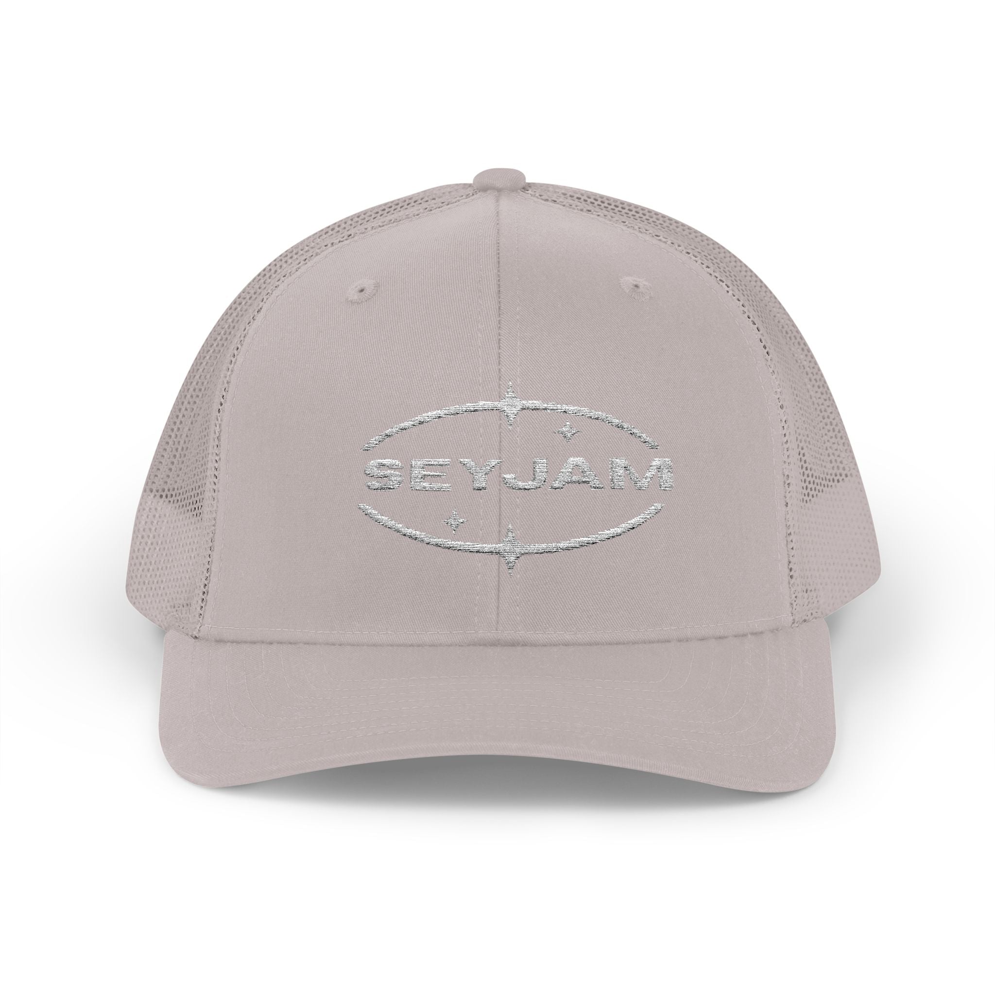 SEYJAM Embroidered Vintage Mesh Snapback Hat