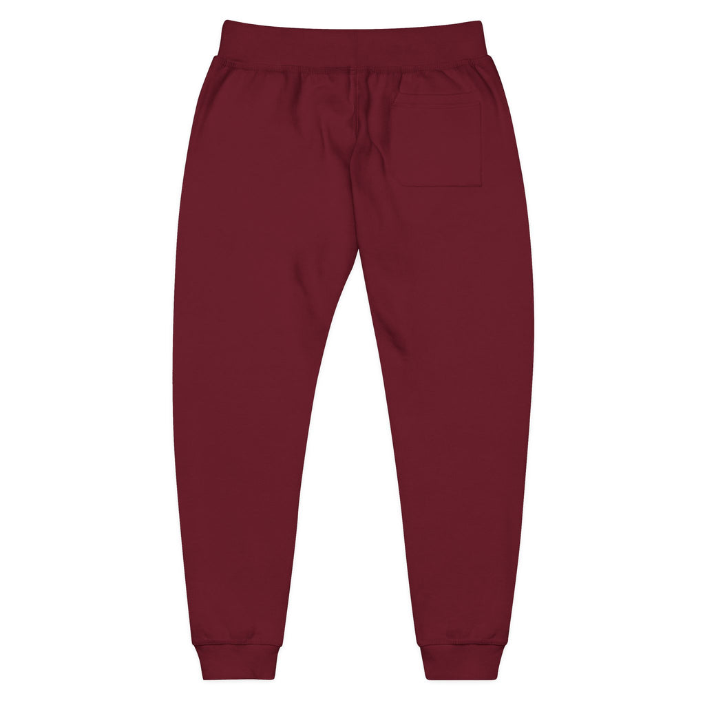 Embroidered Initial 'J' Fleece Sweatpants — Cozy Personalized Joggers