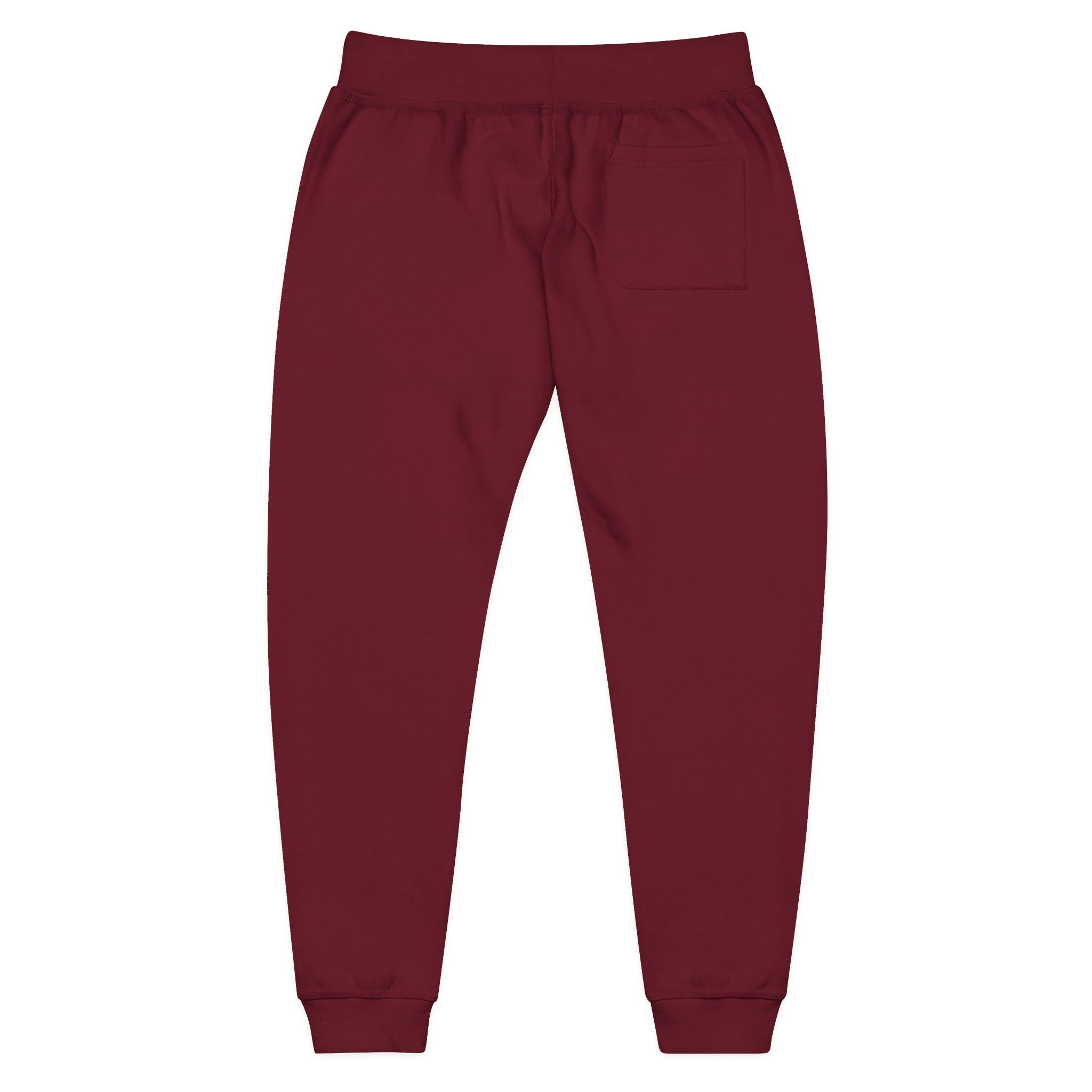 Embroidered Initial 'J' Fleece Sweatpants — Cozy Personalized Joggers