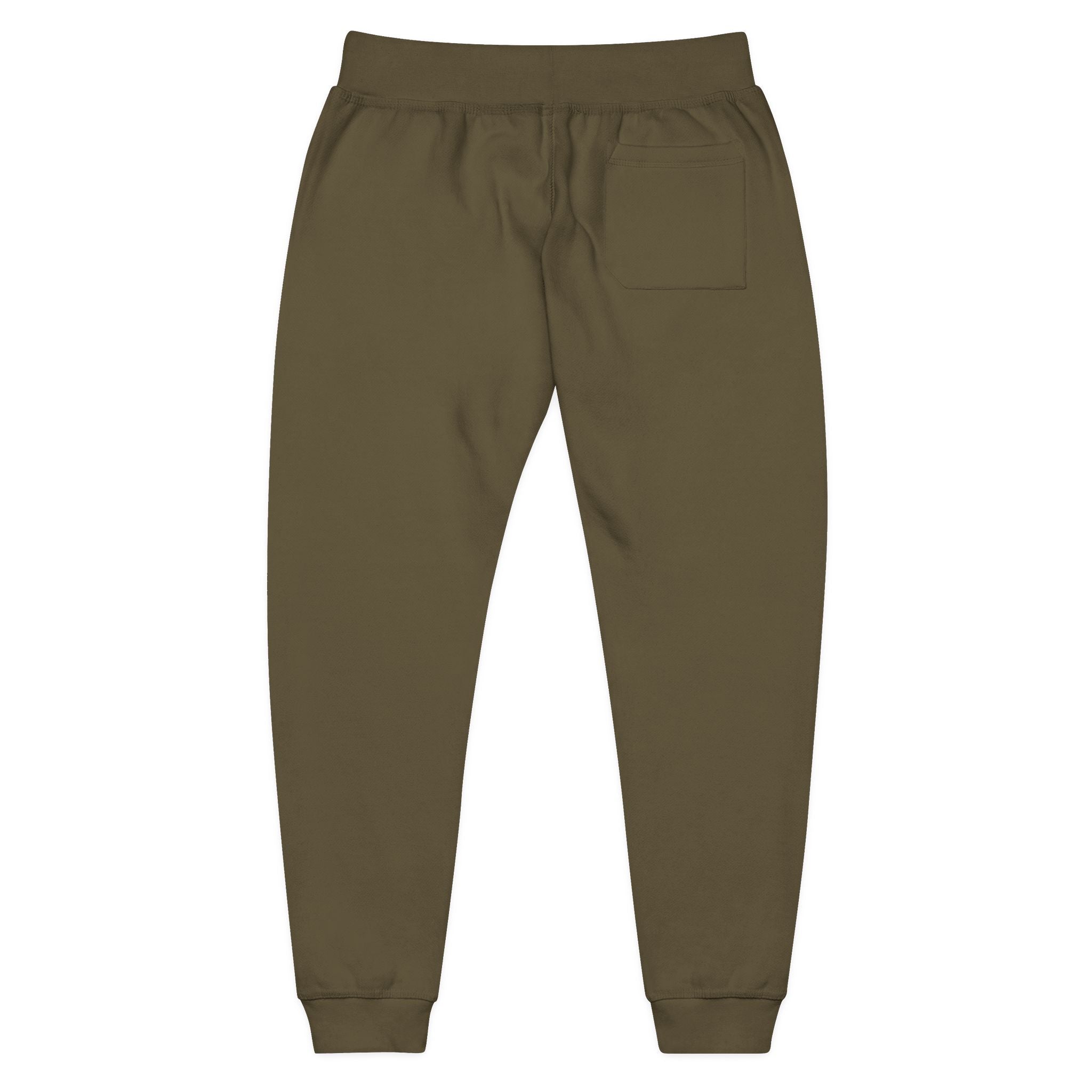 Embroidered Initial 'J' Fleece Sweatpants — Cozy Personalized Joggers