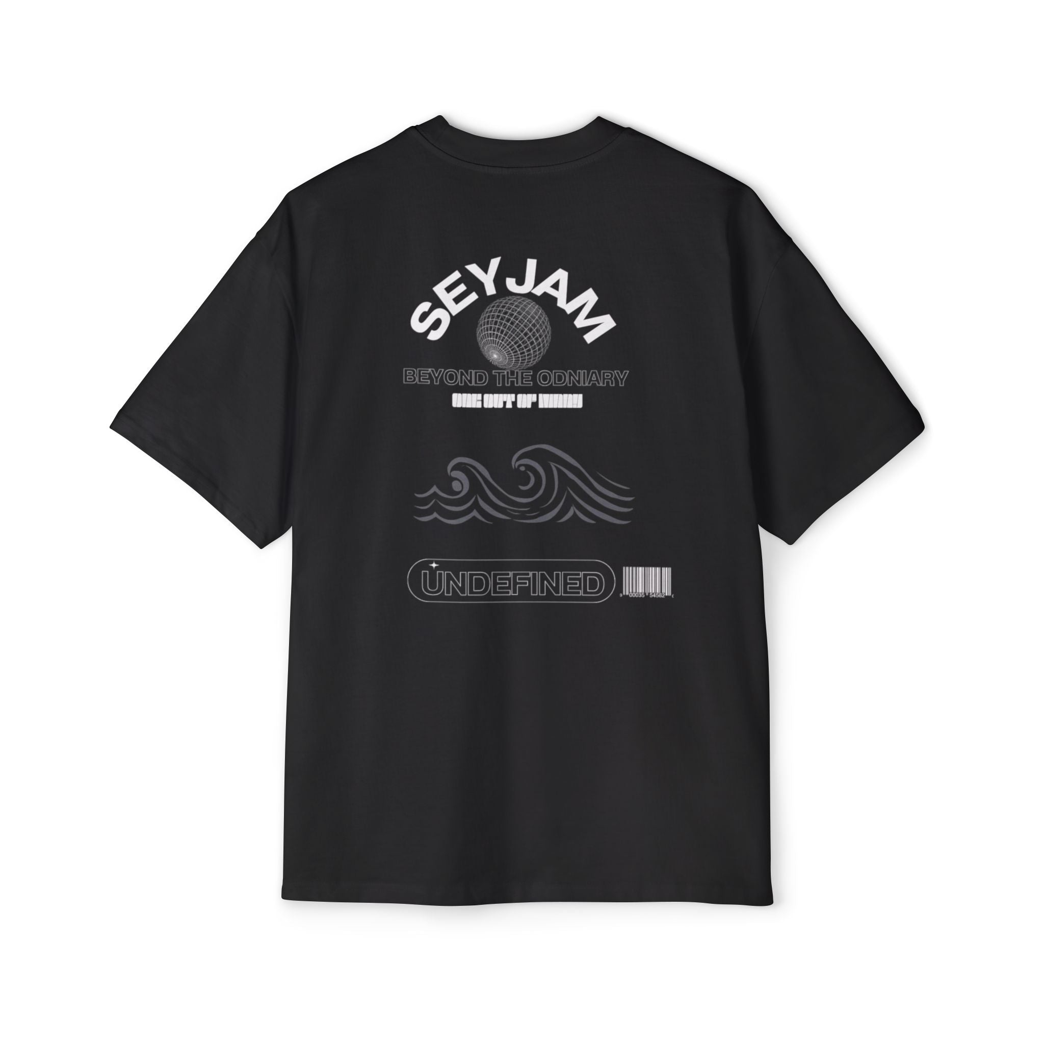SEYJAM Oversized Wave Graphic Tee