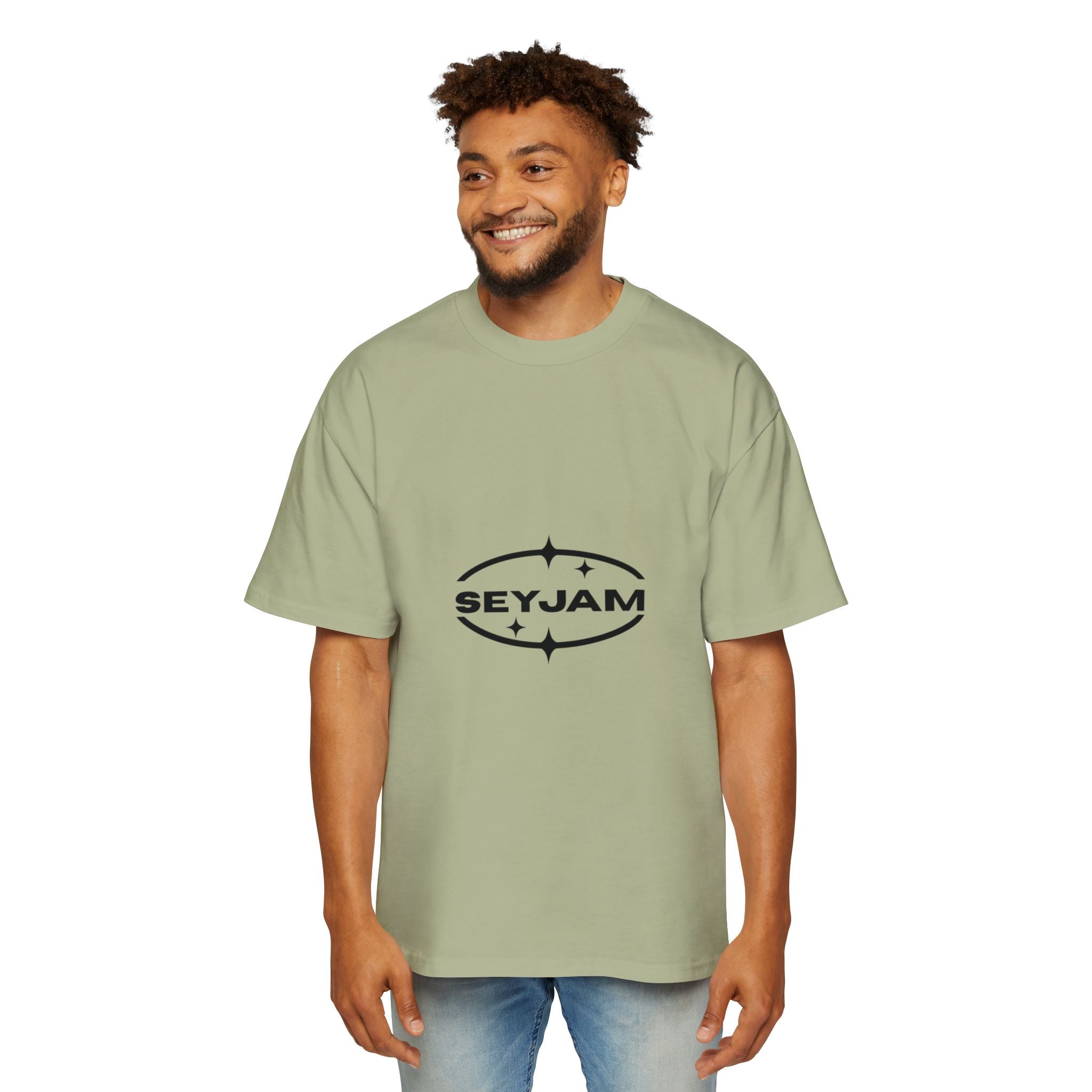 SEYJAM Oversized Wave Graphic Tee