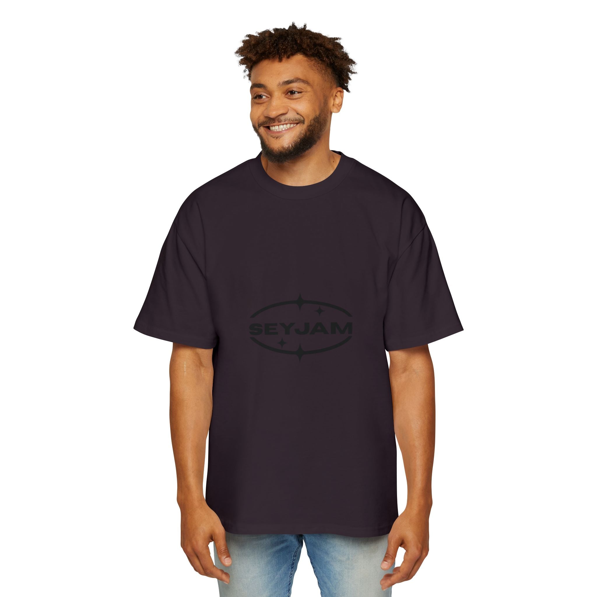 SEYJAM Oversized Wave Graphic Tee