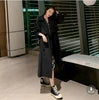 Women’s Korean-Style Long Windbreaker Coat – Loose Fit Casual Spring & Autumn Outerwear