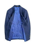 Marine Blue Birdseye Slim Fit Suit
