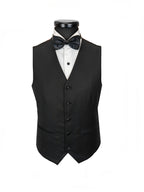 Classic Black 3-Piece Tuxedo – Satin Peak Lapel