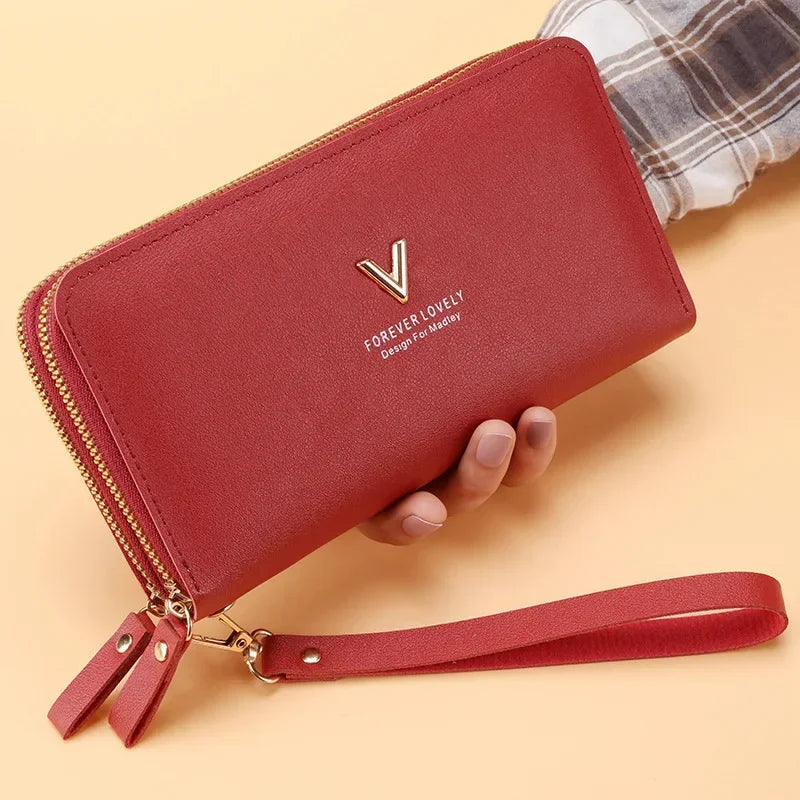 Women's Elegant PU Long Wallet