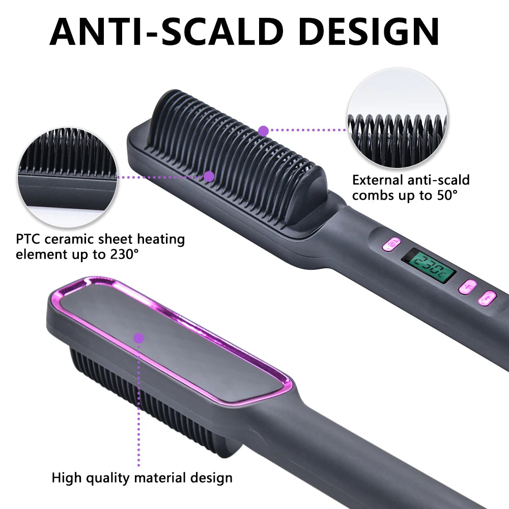 Hair Straightening Comb – Fast & Easy Styling