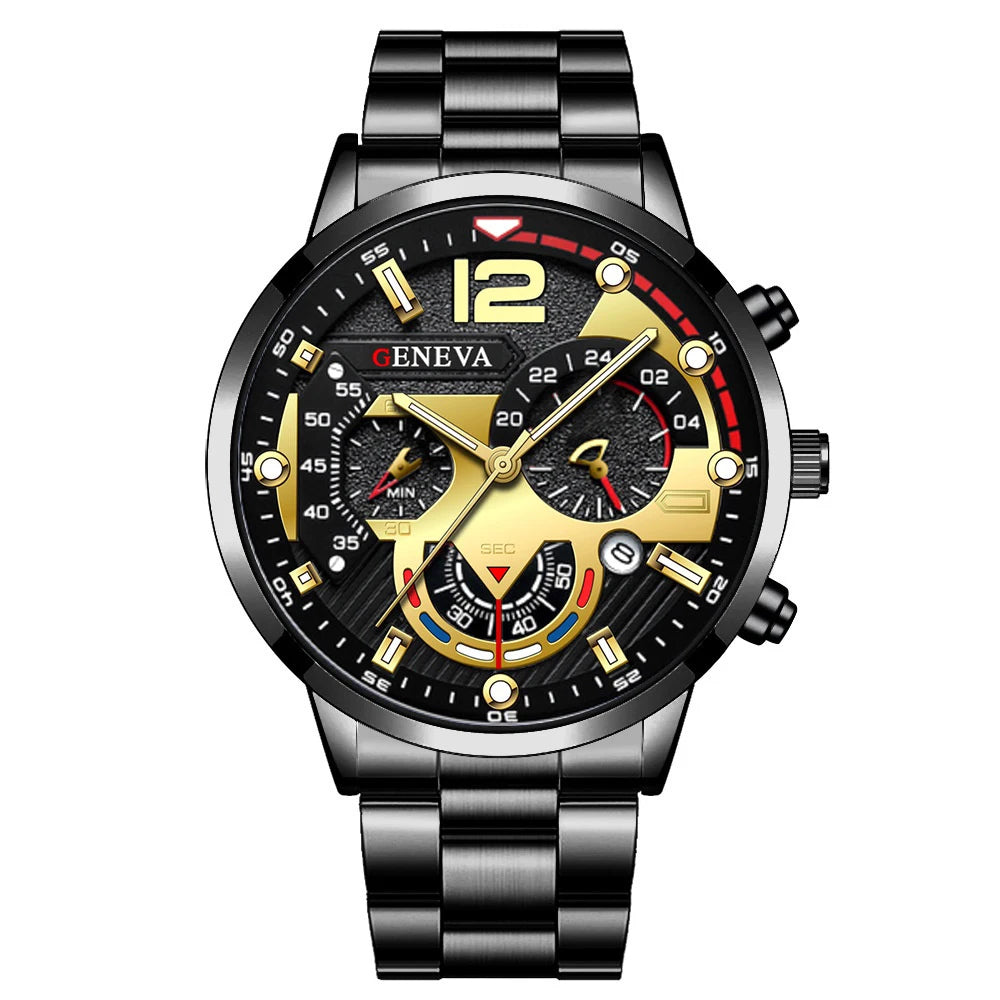 Fashion Men's Stainless Steel Quartz Watch