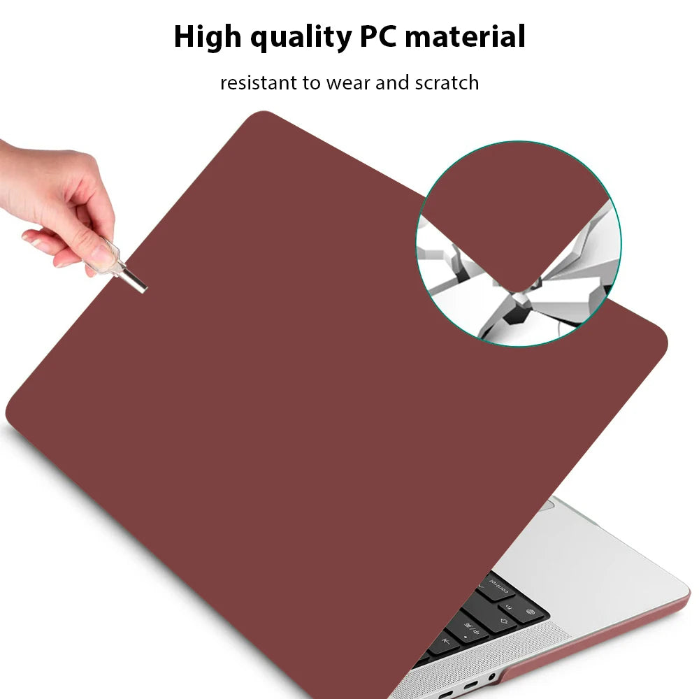Protective MacBook Case Cover – Anti-Scratch, Dust & Drop Resistant Laptop Shell for MacBook Air & Pro 11"–16"