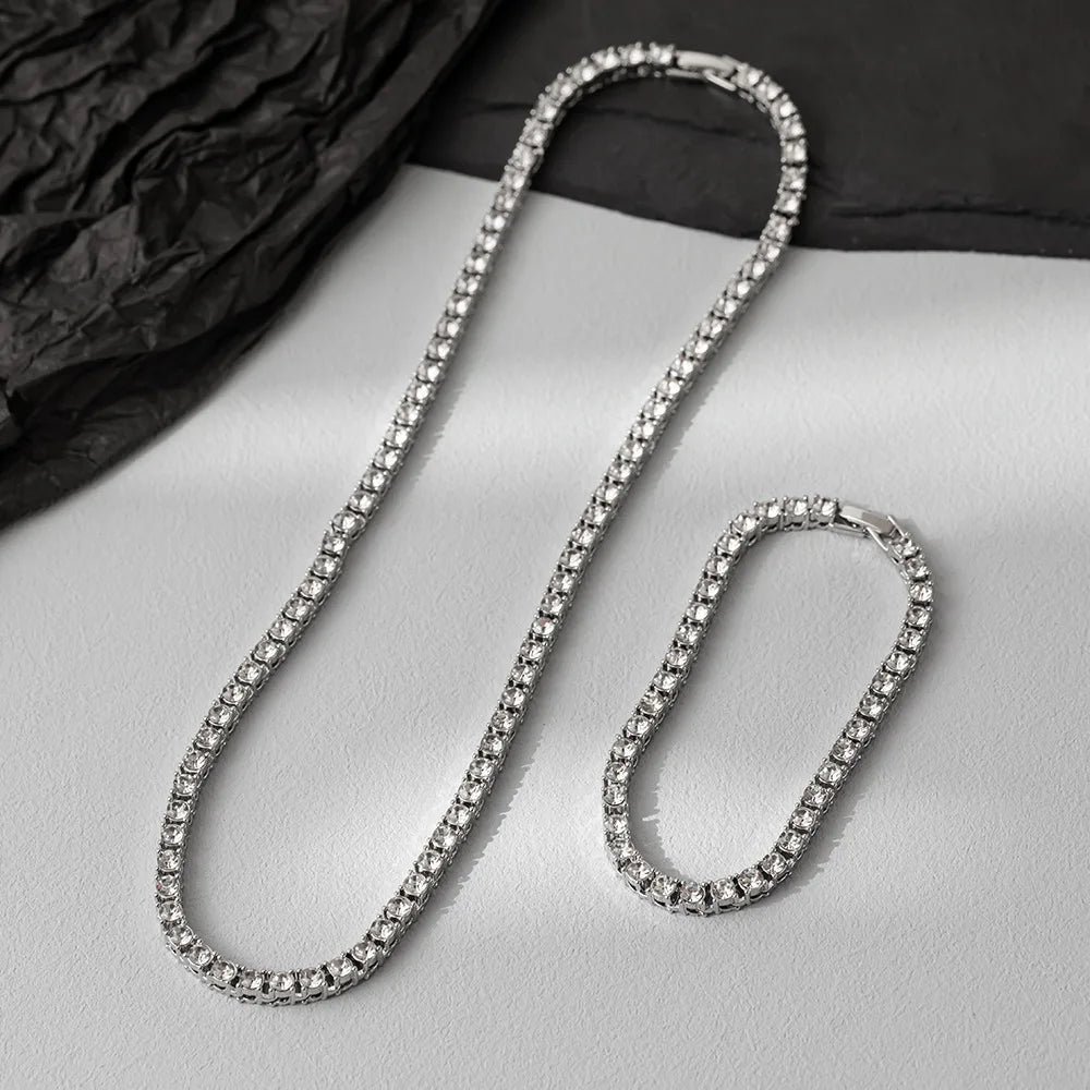 ✨ 5MM Iced Tennis Chain Necklace ✨