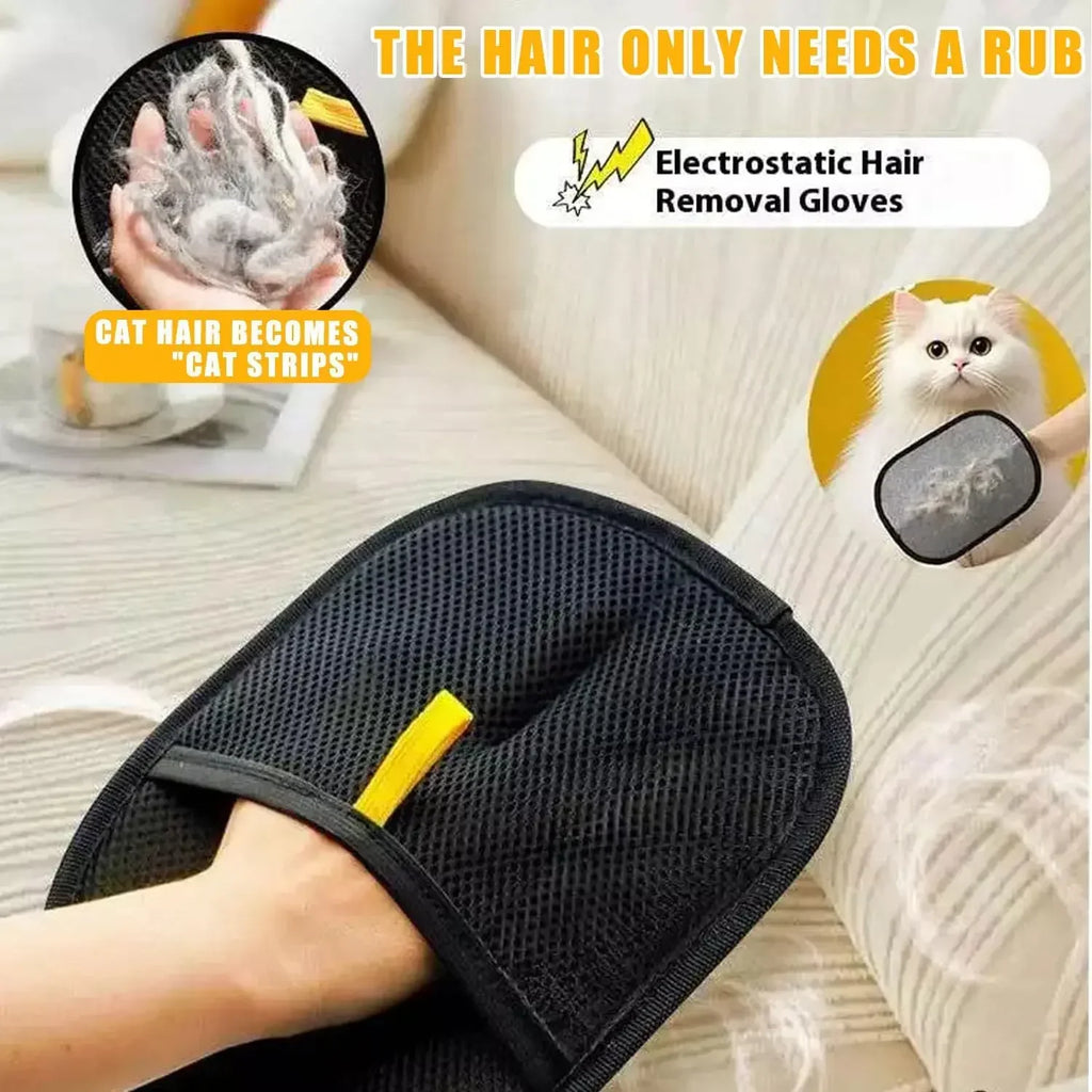 Pet Electrostatic Hair Removal Gloves
