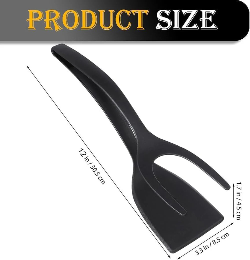 2-in-1 Grip Flip Spatula & Cooking Tongs