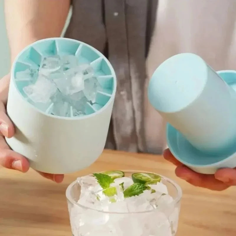 Round Ice Bucket Ice Cube Mold – DIY Ice Maker