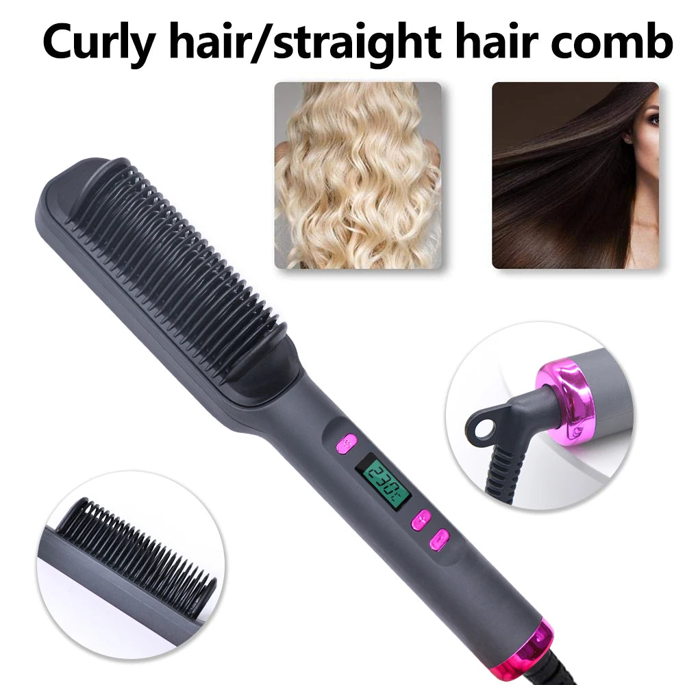 Hair Straightening Comb – Fast & Easy Styling