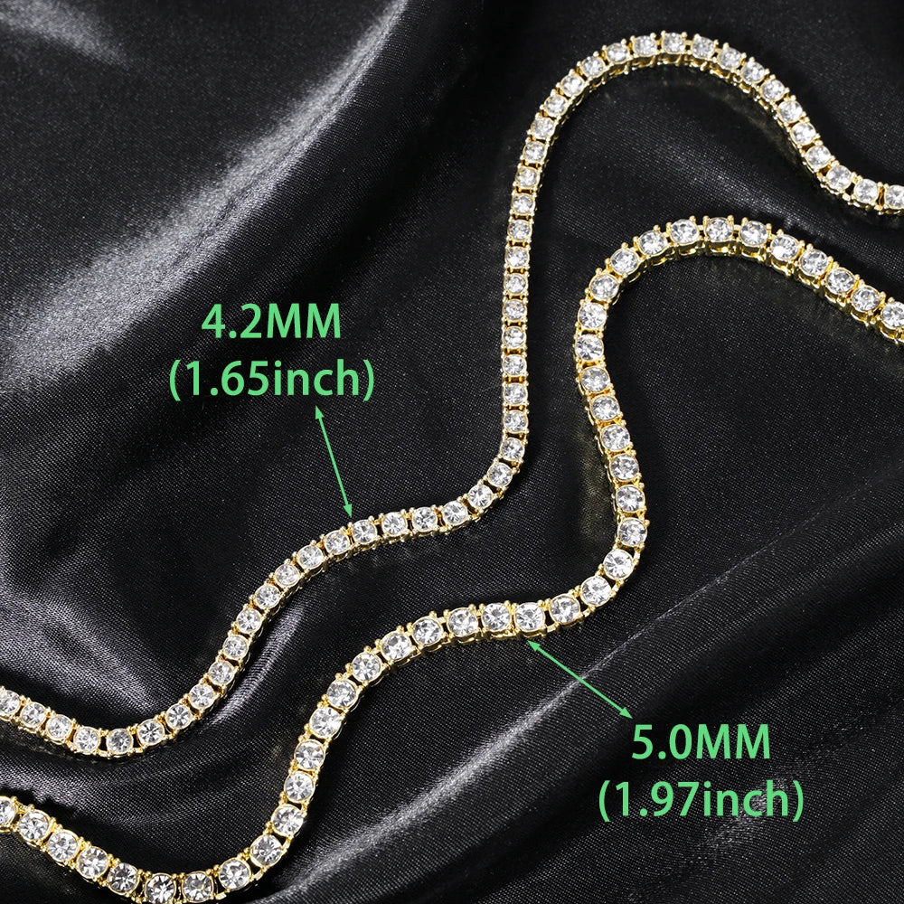 ✨ 5MM Iced Tennis Chain Necklace ✨