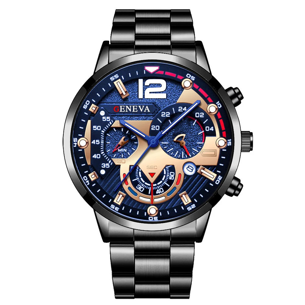 Fashion Men's Stainless Steel Quartz Watch