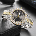 Luxury Men's Diamond Bling Quartz Watch