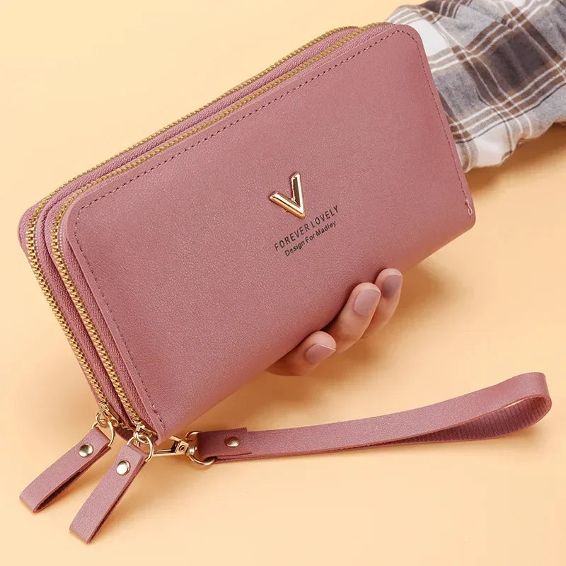 Women's Elegant PU Long Wallet