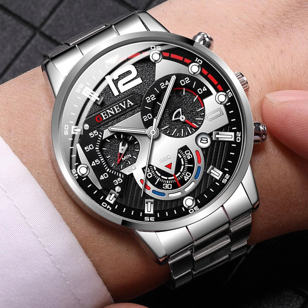 Fashion Men's Stainless Steel Quartz Watch
