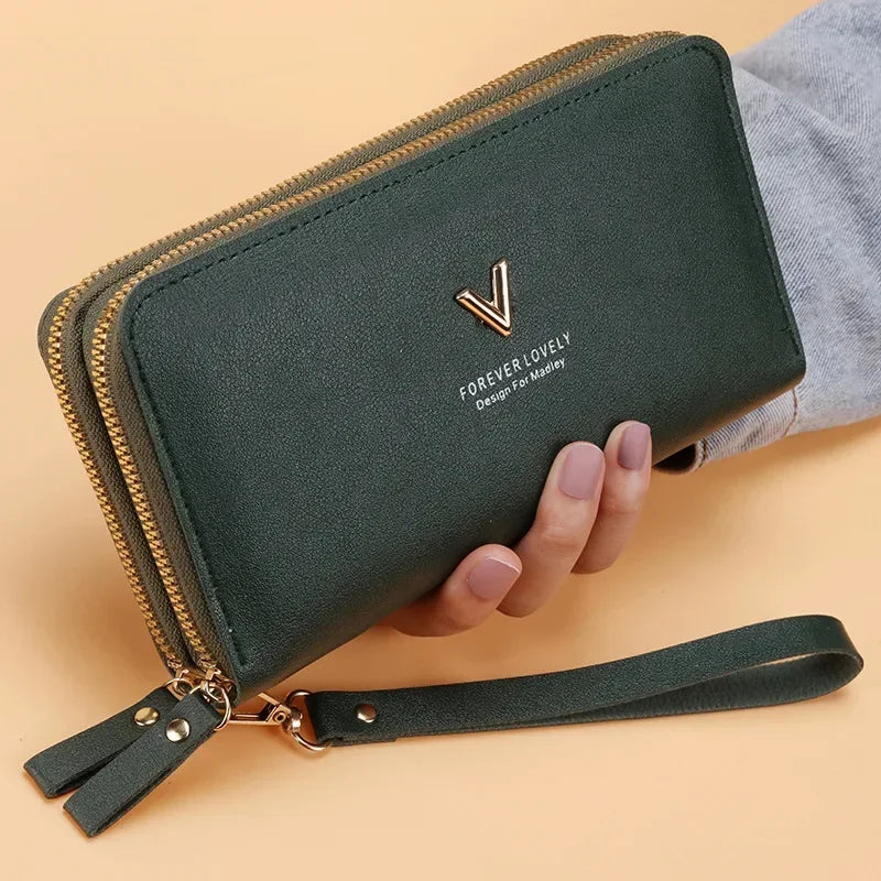 Women's Elegant PU Long Wallet
