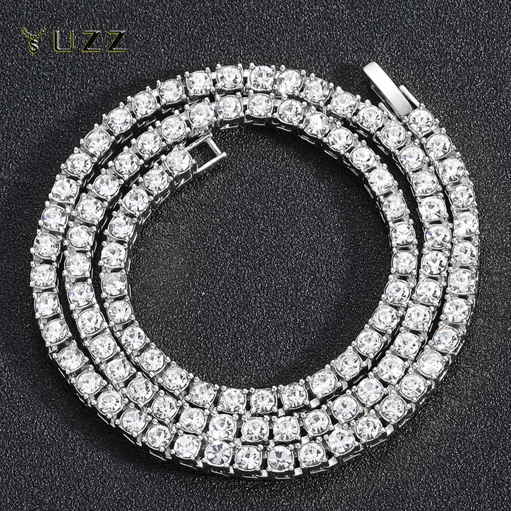 ✨ 5MM Iced Tennis Chain Necklace ✨
