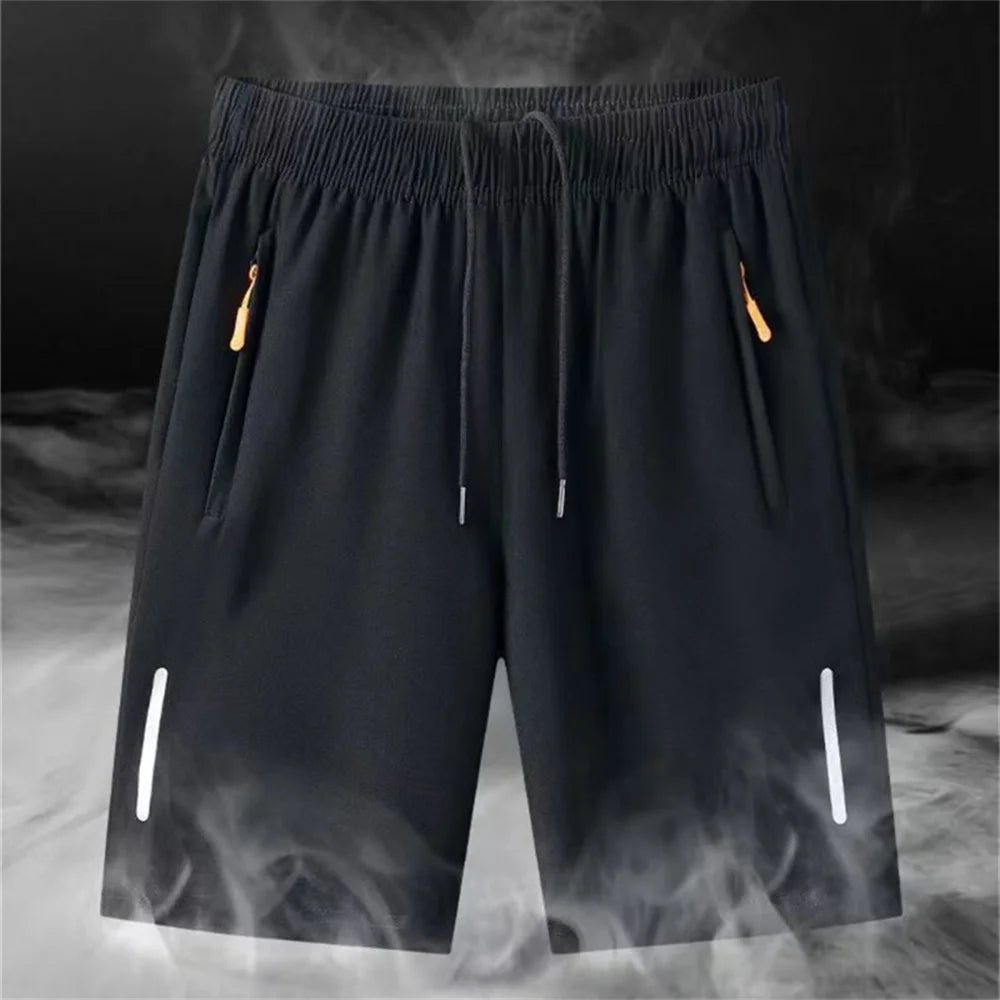 Men’s Ultra-Thin Ice Silk Quick-Dry Sports Shorts