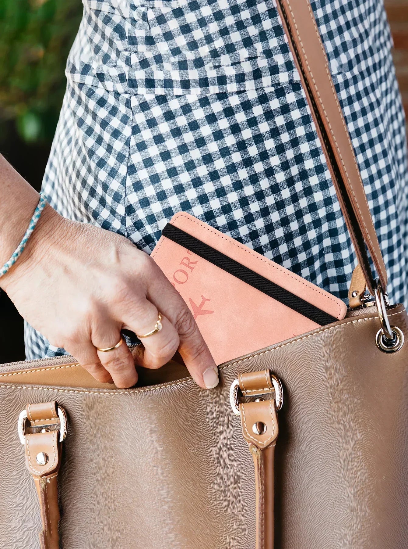 RFID-Blocking Leather Passport Holder & Card Case