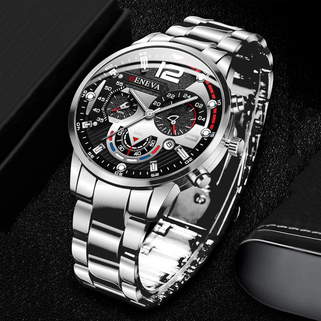 Fashion Men's Stainless Steel Quartz Watch
