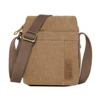 Canvas Crossbody Bag with Organiser