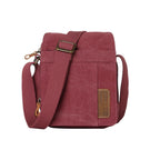 Canvas Crossbody Bag with Organiser