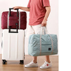 Portable Foldable Travel Duffle Bag Large Capacity Sports Gym Bag, Lightweight Carry on Luggage Duffle Bag Coach Bag Travel Bag