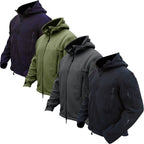 Men Casual Coat Tactical Recon Fleece Jacket Full Zip Army Hoodie Combat Hoody